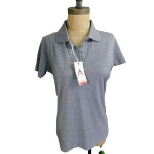 Antigua Size S Small Desert Dry Knit Pique Solid Collared Golf Shirt NWT